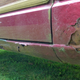 Rusty fender and rocker panel